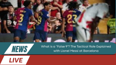 What is a False 9 The Tactical Role Explained with Lionel Messi at Barcelona 1 What is a "False 9"